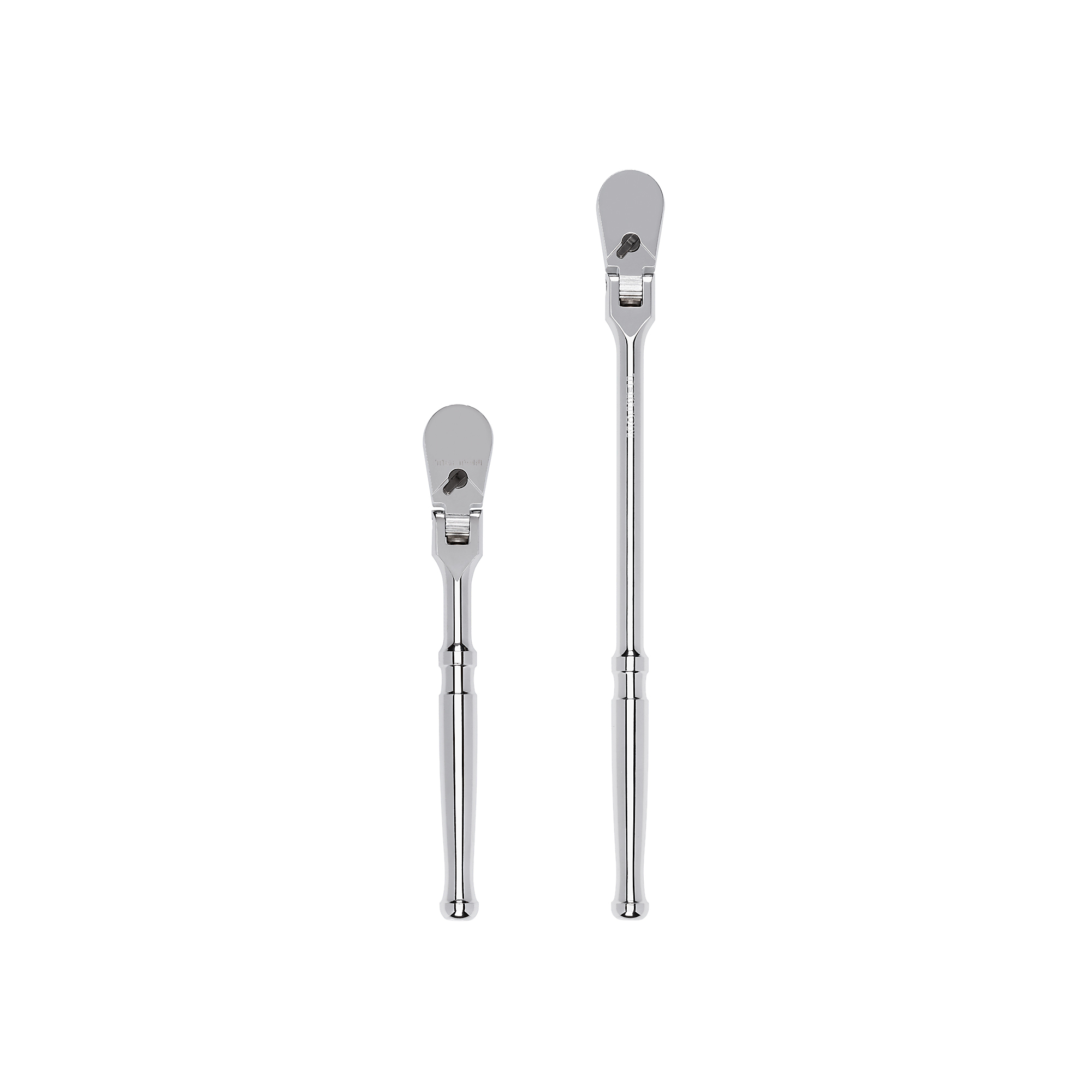 TEKTON 3/8 Inch Drive Flex Head Non-Quick-Release Ratchet Set, 2-Piece (8, 12 in.) | SRH91201